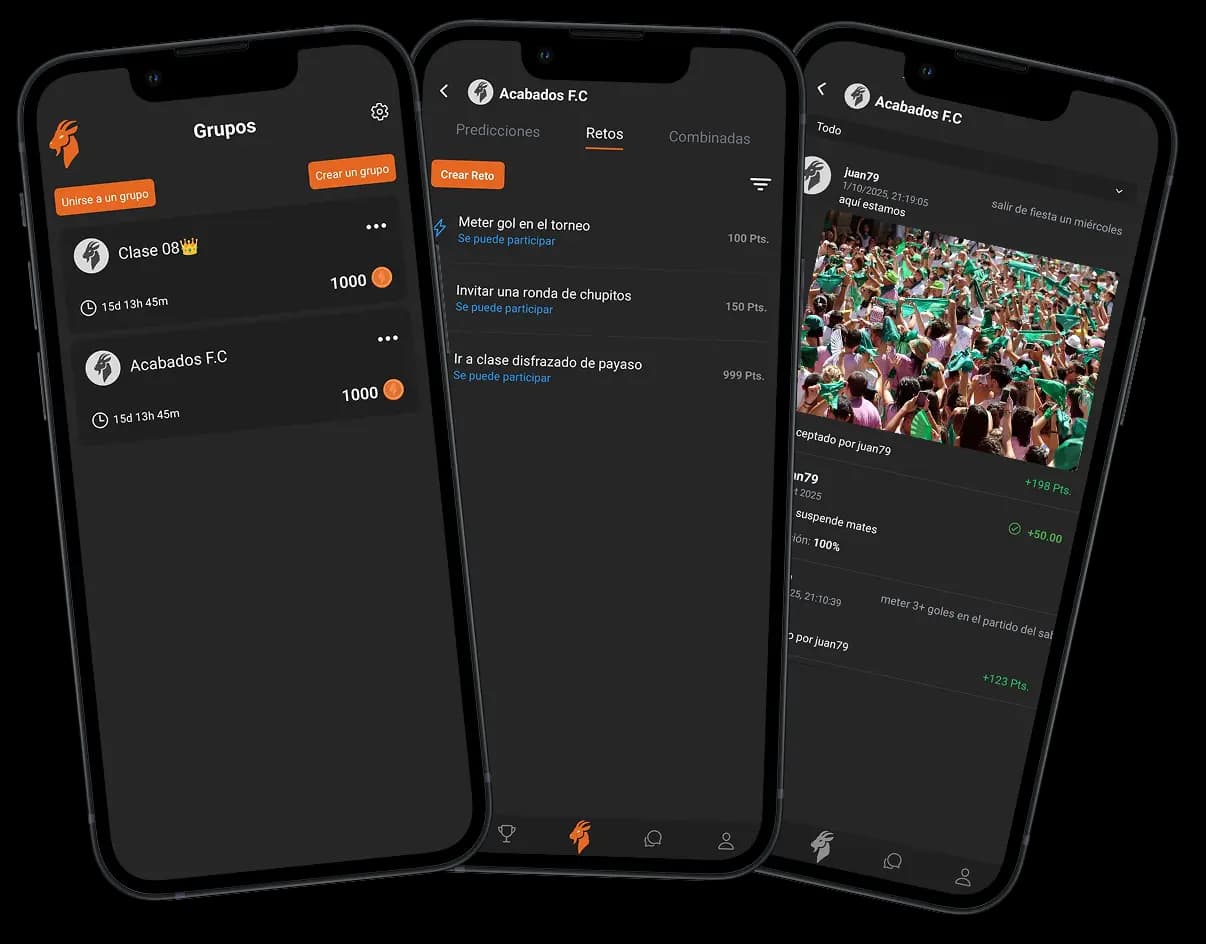 Goated App Screenshot